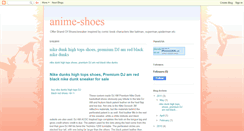 Desktop Screenshot of anime-shoes.blogspot.com