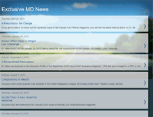 Tablet Screenshot of exclusivemdnews.blogspot.com