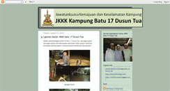 Desktop Screenshot of jkkkbatu17dusuntua.blogspot.com