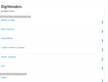 Tablet Screenshot of digiwonders.blogspot.com