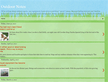 Tablet Screenshot of opoutdoornotes.blogspot.com