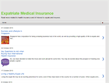Tablet Screenshot of expatmedicalinsurance.blogspot.com