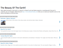 Tablet Screenshot of beauty-of-the-earth.blogspot.com