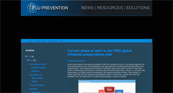 Desktop Screenshot of flu-prevention.blogspot.com