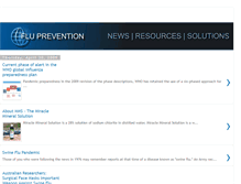 Tablet Screenshot of flu-prevention.blogspot.com