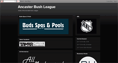 Desktop Screenshot of ancasterbushleague.blogspot.com