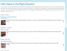 Tablet Screenshot of littlestepsrightdirection.blogspot.com