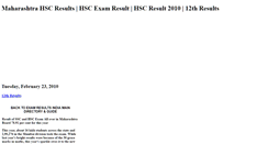 Desktop Screenshot of hscexamresult2010.blogspot.com