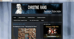 Desktop Screenshot of christinerains-writer.blogspot.com