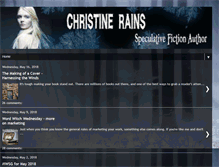 Tablet Screenshot of christinerains-writer.blogspot.com