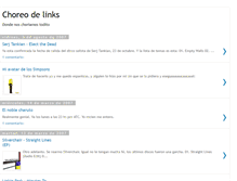 Tablet Screenshot of choreodelinks.blogspot.com