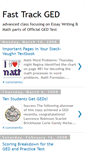 Mobile Screenshot of fasttrackged.blogspot.com