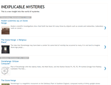 Tablet Screenshot of inexplicablemysteries.blogspot.com