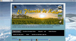 Desktop Screenshot of elplanetadekain.blogspot.com
