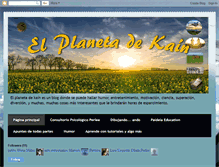 Tablet Screenshot of elplanetadekain.blogspot.com