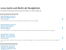 Tablet Screenshot of justiz-und-recht-news.blogspot.com