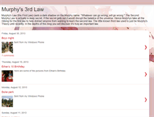 Tablet Screenshot of murphys3rdlaw.blogspot.com