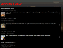 Tablet Screenshot of decarneycielo.blogspot.com