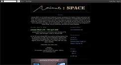 Desktop Screenshot of animatespace.blogspot.com