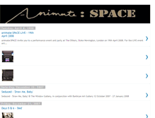 Tablet Screenshot of animatespace.blogspot.com