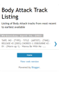Mobile Screenshot of bodyattacktracks.blogspot.com