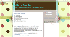 Desktop Screenshot of outsidethejuicebox.blogspot.com