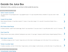 Tablet Screenshot of outsidethejuicebox.blogspot.com
