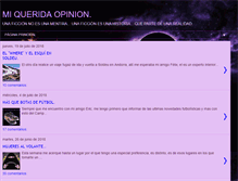 Tablet Screenshot of miqueridaopinion.blogspot.com