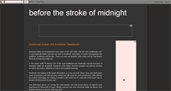 Desktop Screenshot of beforethestrokeofmidnight.blogspot.com