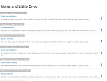 Tablet Screenshot of momsandlittleones.blogspot.com