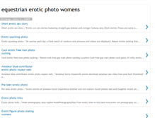 Tablet Screenshot of equestrianeroticphotowomens.blogspot.com