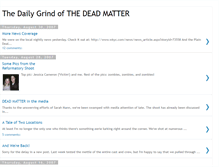 Tablet Screenshot of dailygrindofthedeadmatter.blogspot.com