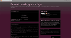 Desktop Screenshot of hueloacanela.blogspot.com