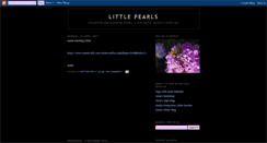 Desktop Screenshot of anneslittlepearls.blogspot.com
