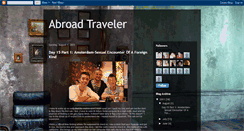 Desktop Screenshot of abroadtraveler.blogspot.com