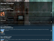 Tablet Screenshot of abroadtraveler.blogspot.com