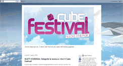 Desktop Screenshot of cubefestival.blogspot.com