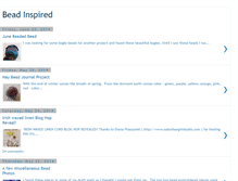 Tablet Screenshot of beadinspired.blogspot.com