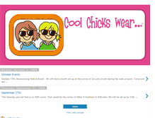 Tablet Screenshot of coolchickswear.blogspot.com