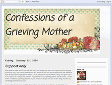 Tablet Screenshot of confessionofagrievingmother.blogspot.com