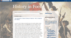 Desktop Screenshot of historyinfocus.blogspot.com