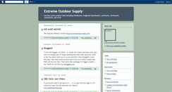 Desktop Screenshot of extremeoutdoorsupply.blogspot.com