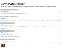 Tablet Screenshot of extremeoutdoorsupply.blogspot.com