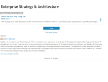 Tablet Screenshot of enterprisestrategy.blogspot.com