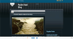 Desktop Screenshot of fachrifaulblog.blogspot.com