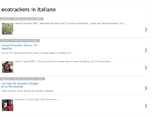 Tablet Screenshot of ecotrackers-italiano.blogspot.com