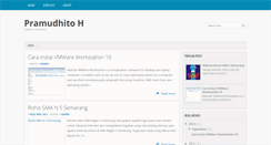 Desktop Screenshot of pramudhito.blogspot.com