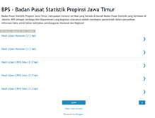 Tablet Screenshot of bpsjatim.blogspot.com