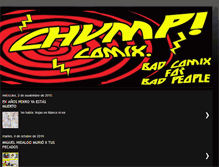 Tablet Screenshot of chumpcomix.blogspot.com