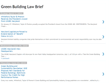 Tablet Screenshot of greenbuildinglawbrief.blogspot.com